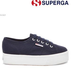 Superga Platform Sneakers - Navy